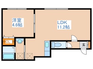 グランメ－ル２１４Ⅲの物件間取画像